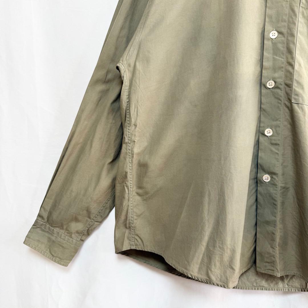 サイズ4 ！AURALEE ウォッシュドフィンクスツイルビッグシャツ