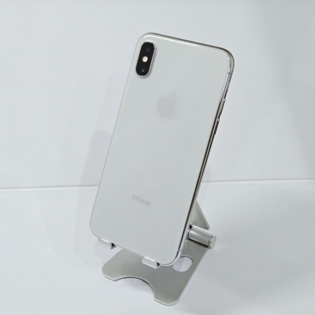 02 iPhoneX シルバー SIMフリー 美品