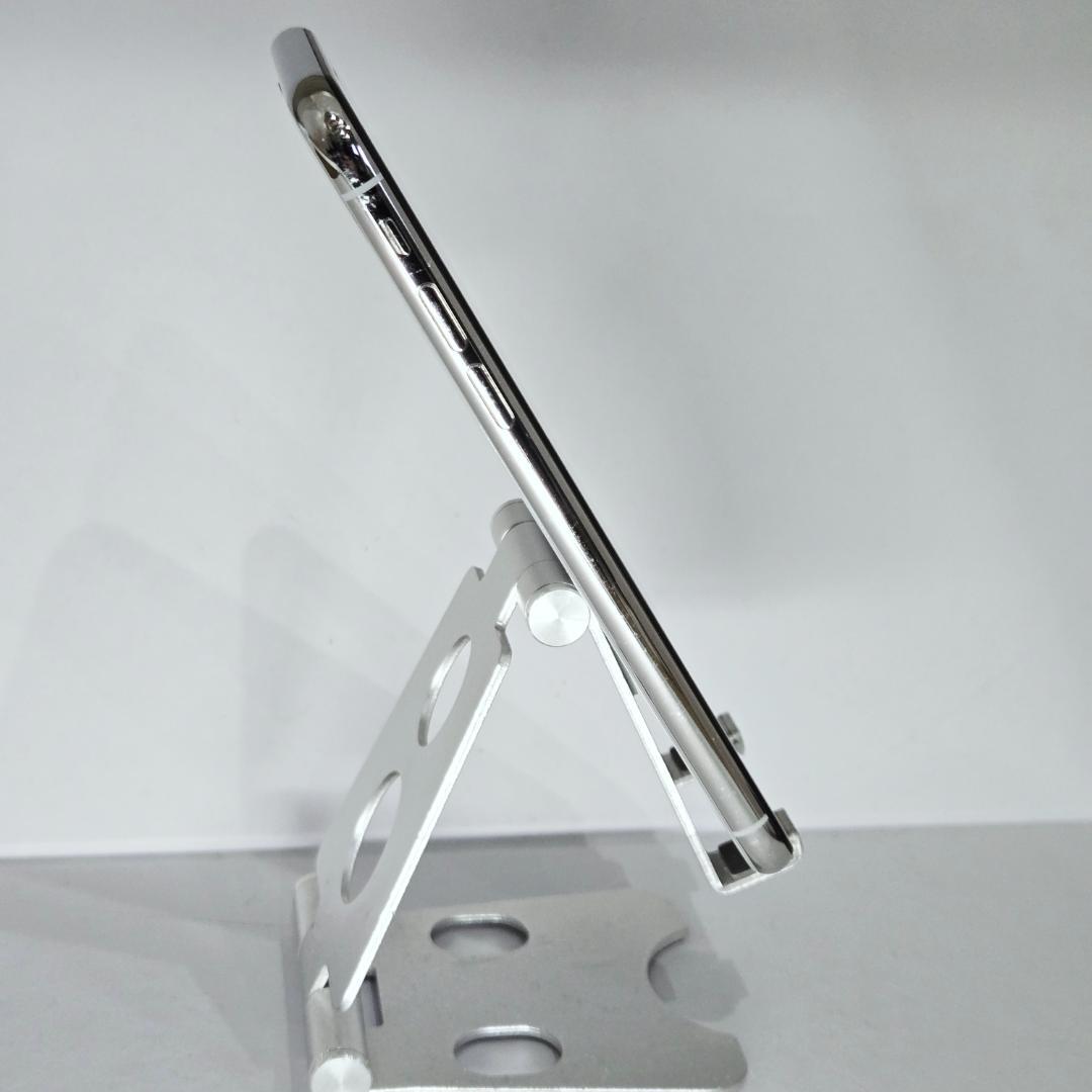 02 iPhoneX シルバー SIMフリー 美品