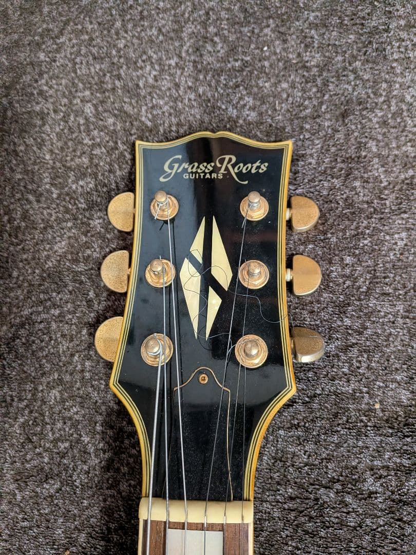 Grass Roots ブラック エレキギターソフトケース付き