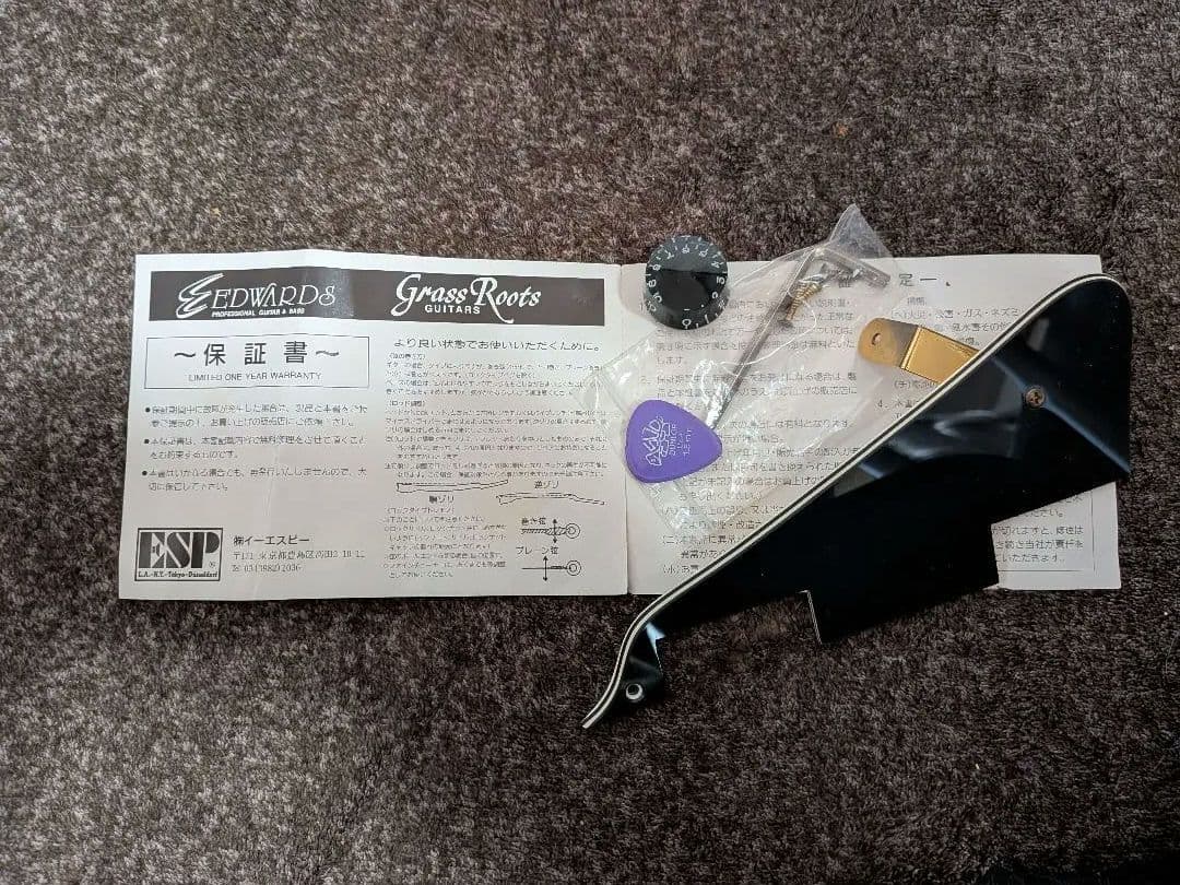 Grass Roots ブラック エレキギターソフトケース付き
