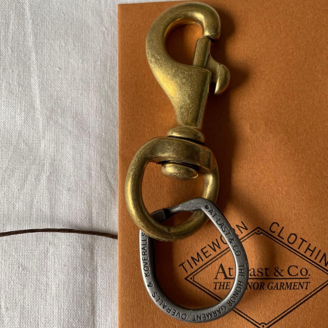 新品　アットラスト　TIMEWORN ATLAST キーリング