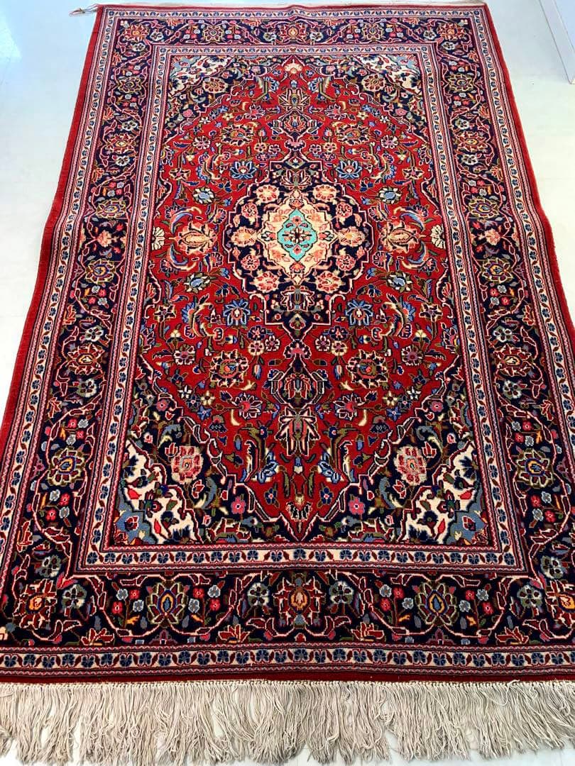 む*茶様 ★大幅値下げ★ペルシャ絨毯　ウール　手織り　パキスタン　トルクメン　ヴ