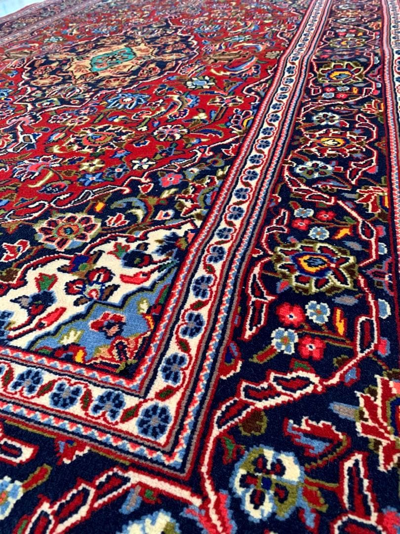 む*茶様 ★大幅値下げ★ペルシャ絨毯　ウール　手織り　パキスタン　トルクメン　ヴ