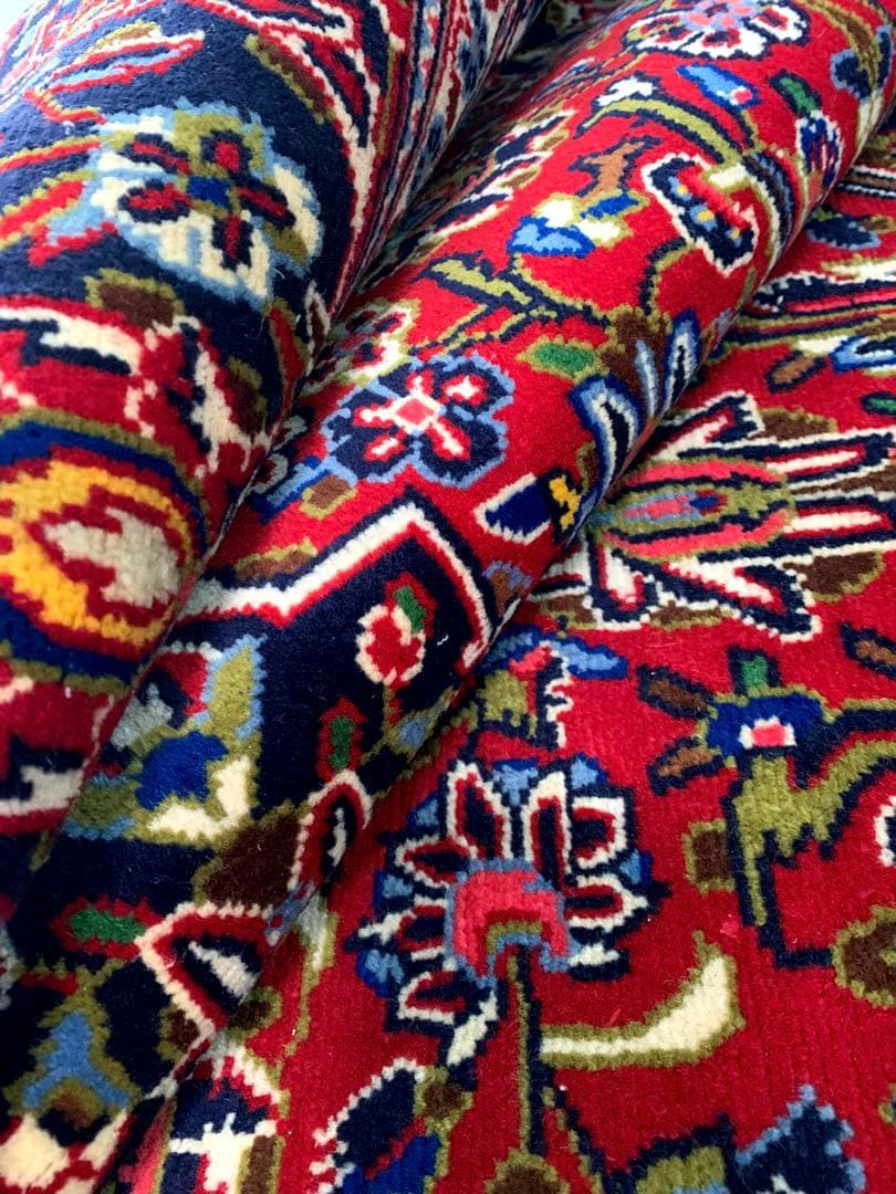 む*茶様 ★大幅値下げ★ペルシャ絨毯　ウール　手織り　パキスタン　トルクメン　ヴ