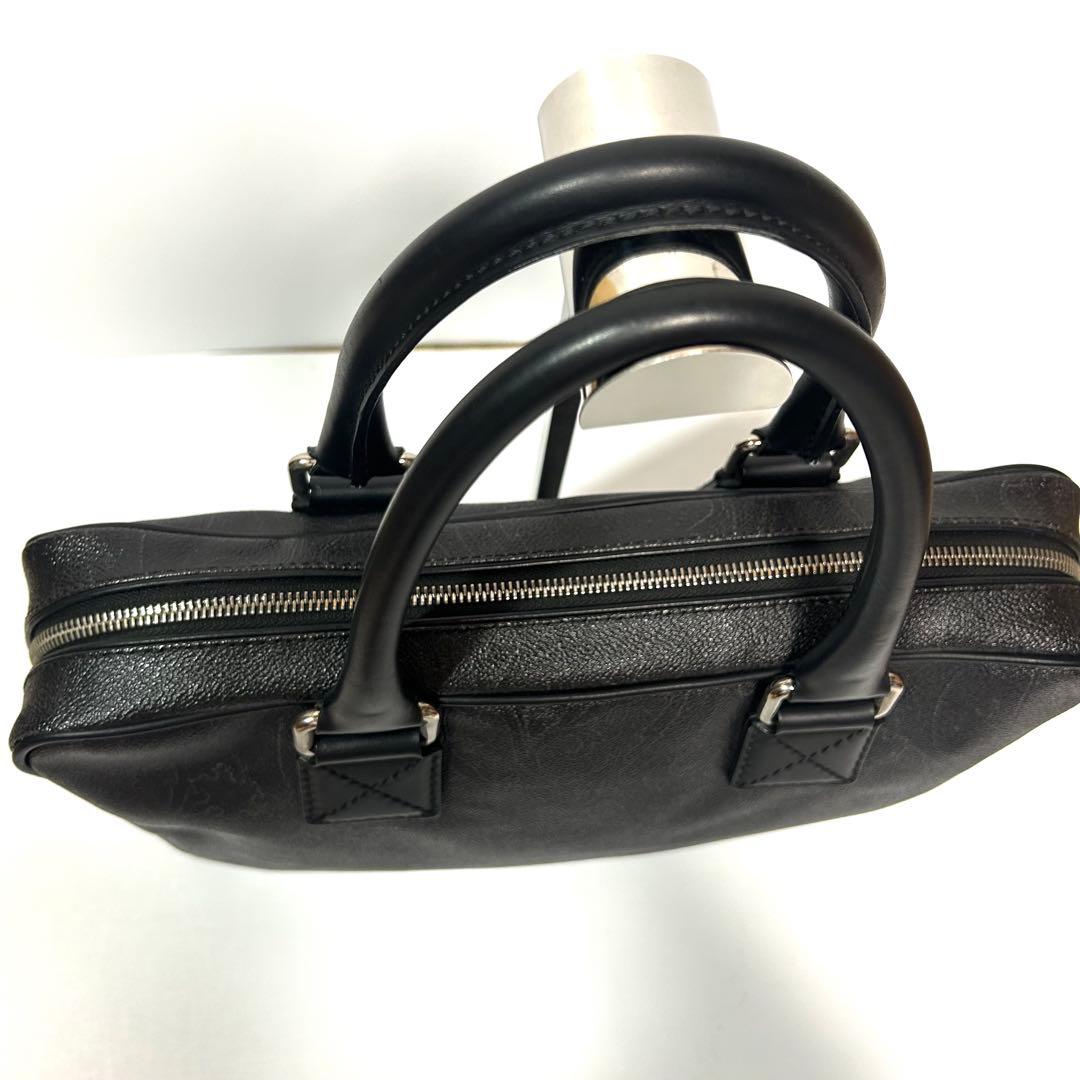 美品✨エトロ ブリーフケース ビジネスバッグ ペイズリー柄 黒