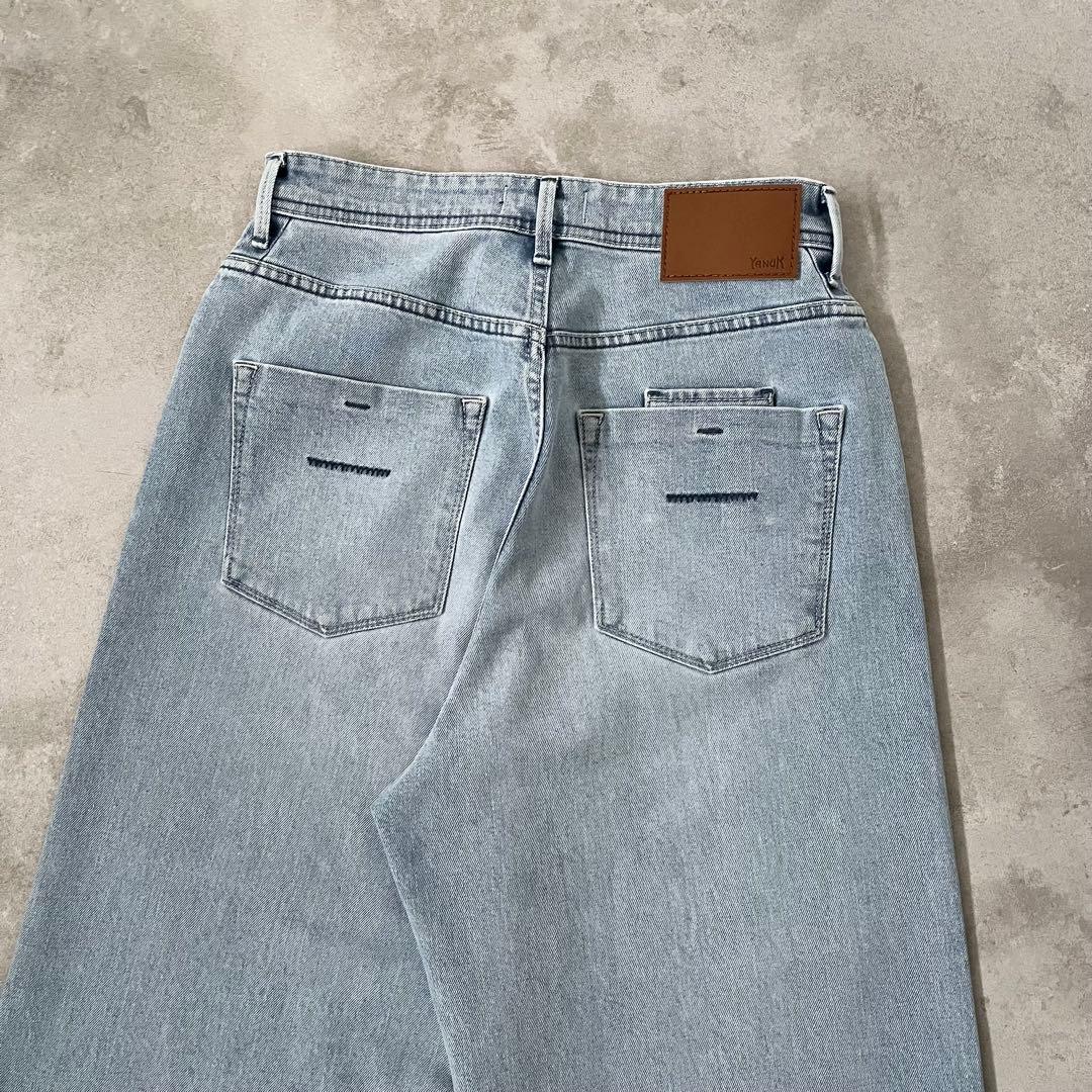 樋口かほり × YANUK ヤヌーク クラッシュワイドデニム 24