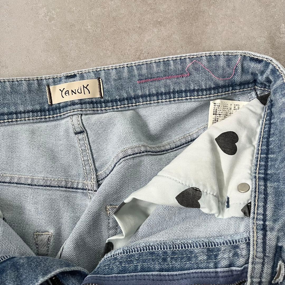 樋口かほり × YANUK ヤヌーク クラッシュワイドデニム 24