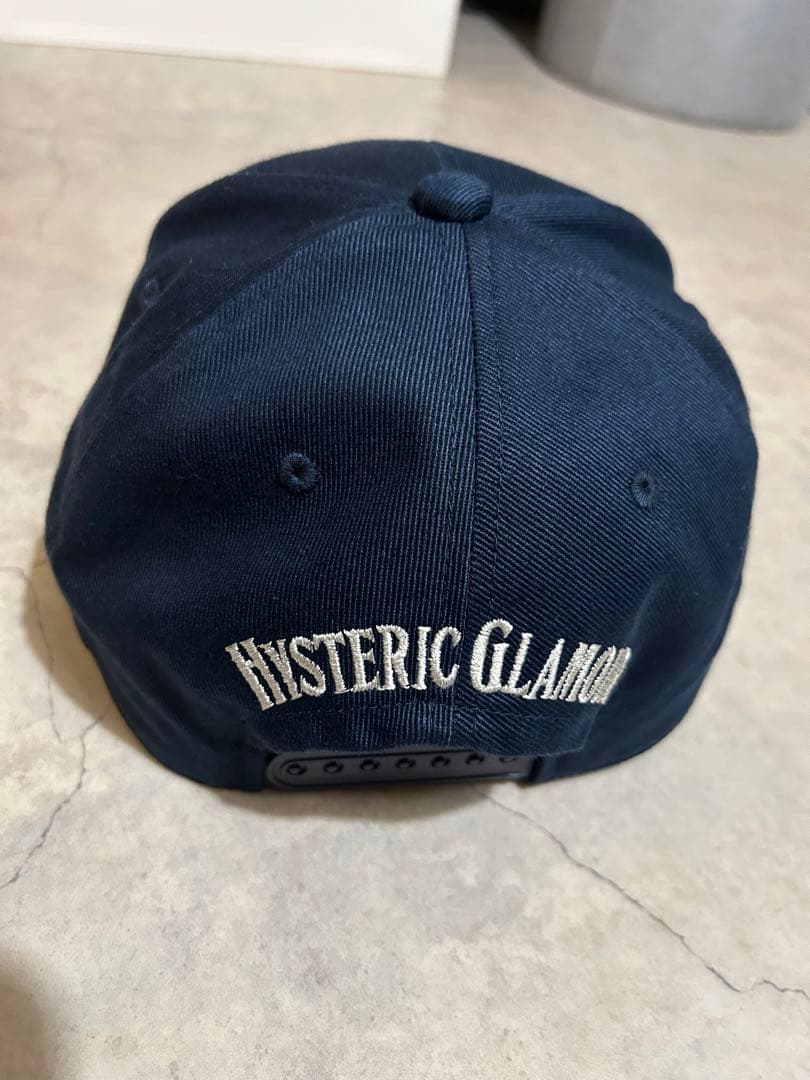 HYSTERIC GLAMOUR ネイビーキャップ HYS WHISKY刺繍