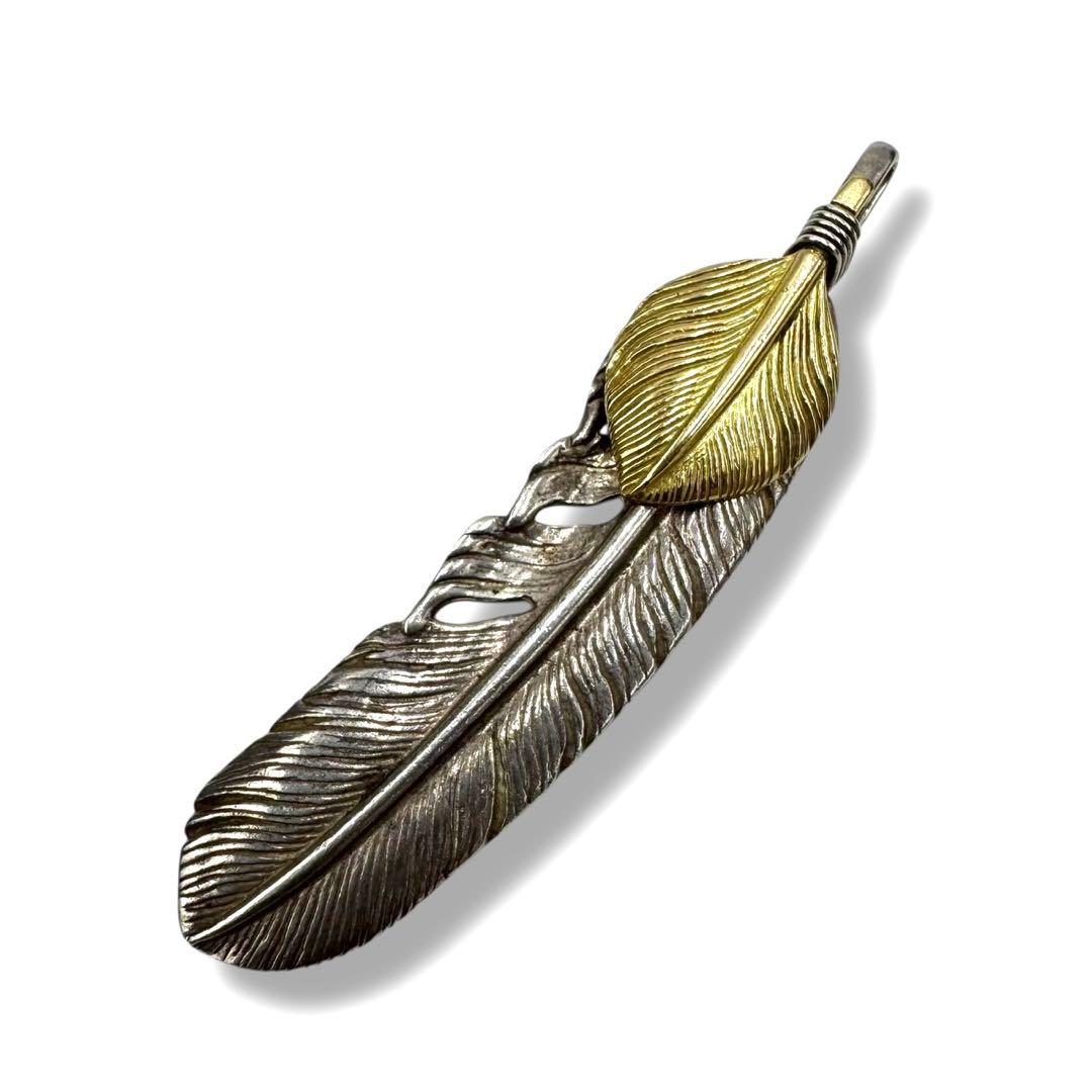 TADY&KING ハートK18フェザー Lサイズ 左向き 上金フェザー