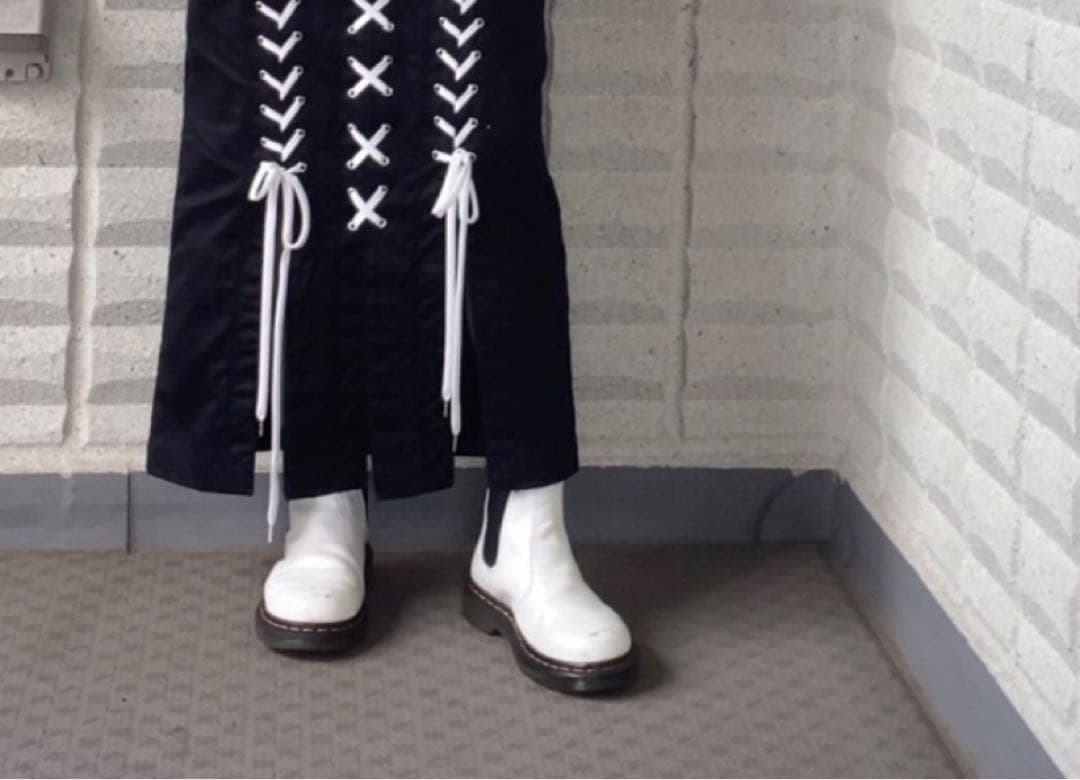 廃盤 Dr.Martens サイドゴアブーツ 2976 ホワイト 24cm