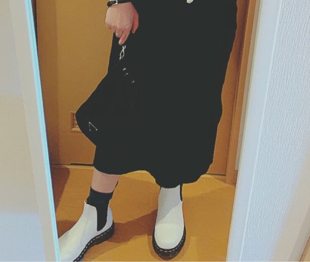 廃盤 Dr.Martens サイドゴアブーツ 2976 ホワイト 24cm