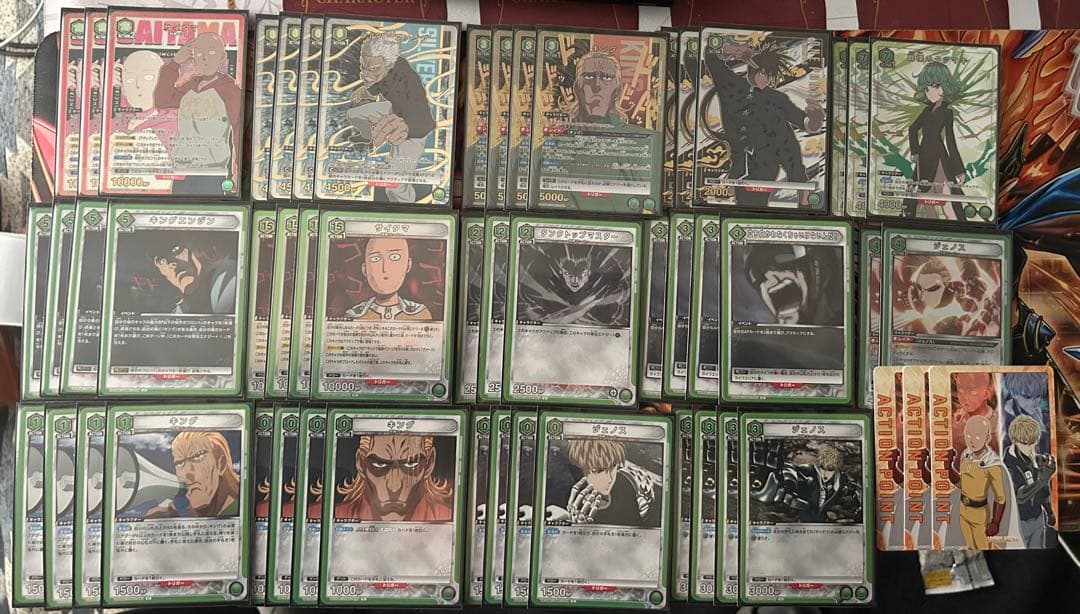 フルパラ　ユニオンアリーナ　緑サイタマ　ワンパンマン　高レア　デッキ