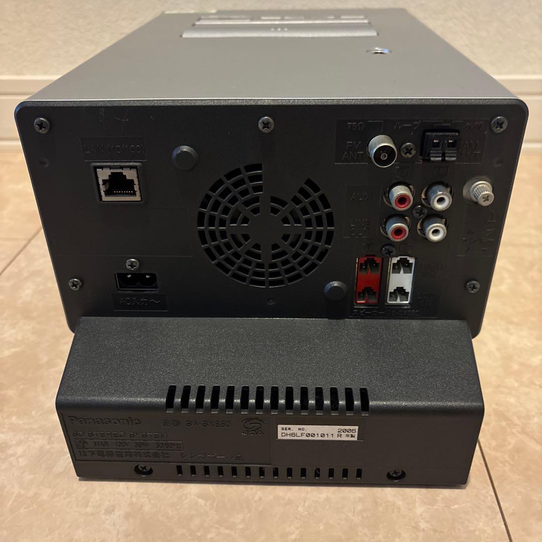 ラジオ・コンポ Panasonic D-dock SA-SX850 HDD&SD 160G