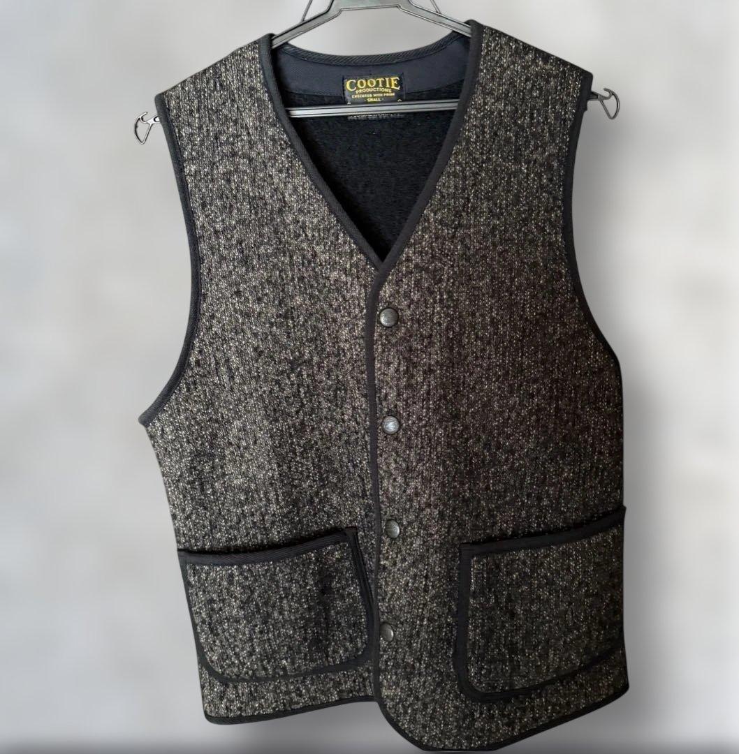 ✨️送料無料✨️COOTIEビーチクロス レザー切替ジャケット＋ベスト2点セット希少