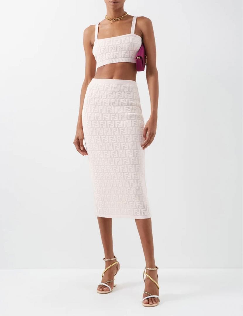 FF クロップトップ＆スカート FENDI フェンディ