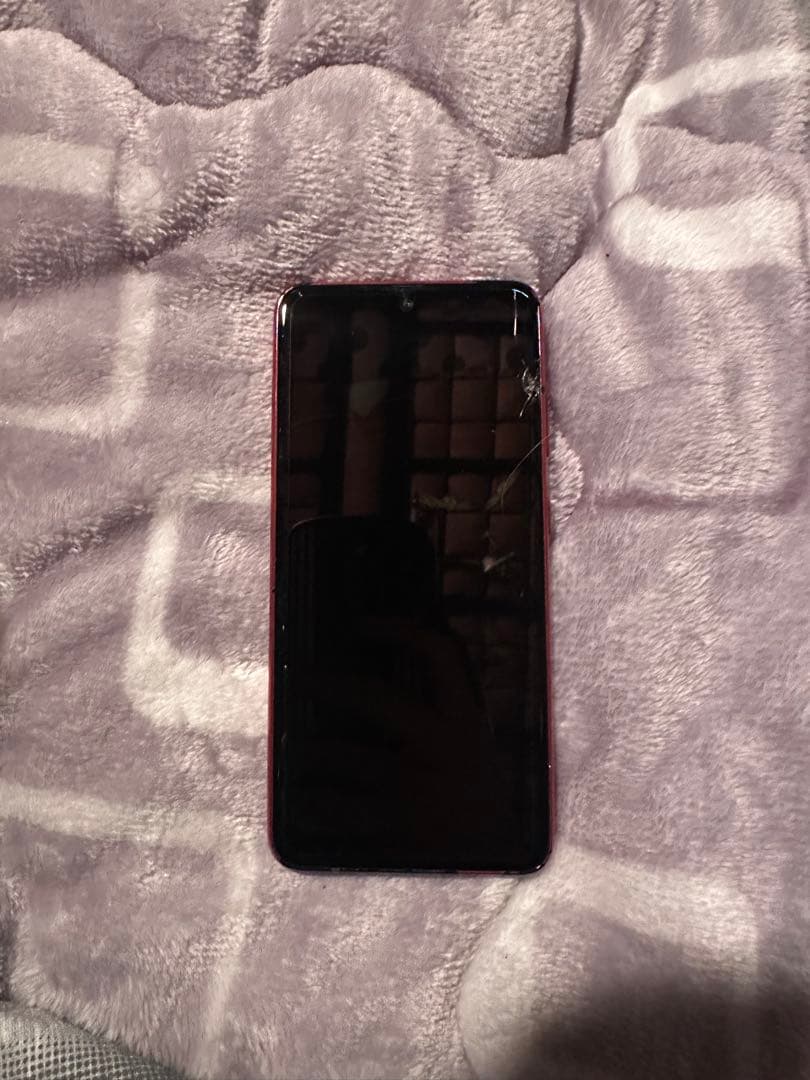 docomo Galaxy 赤 スマートフォン