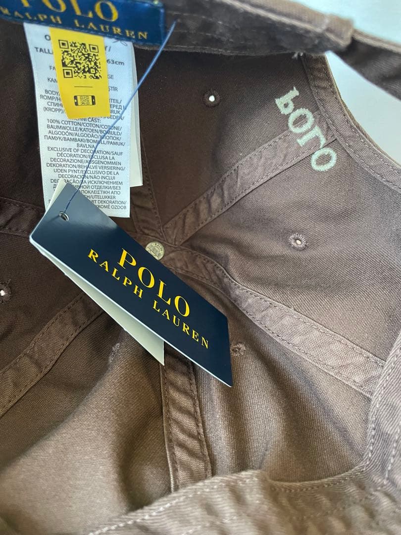 Polo Ralph Lauren ブラウンキャップ