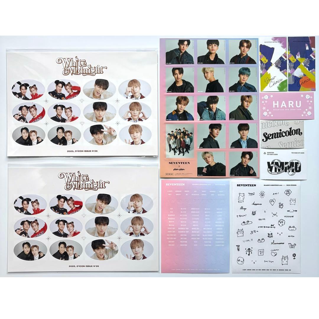 seventeen anan 缶バッジ　アクスタ　セブチカフェ　ウォヌ　ミンギュ