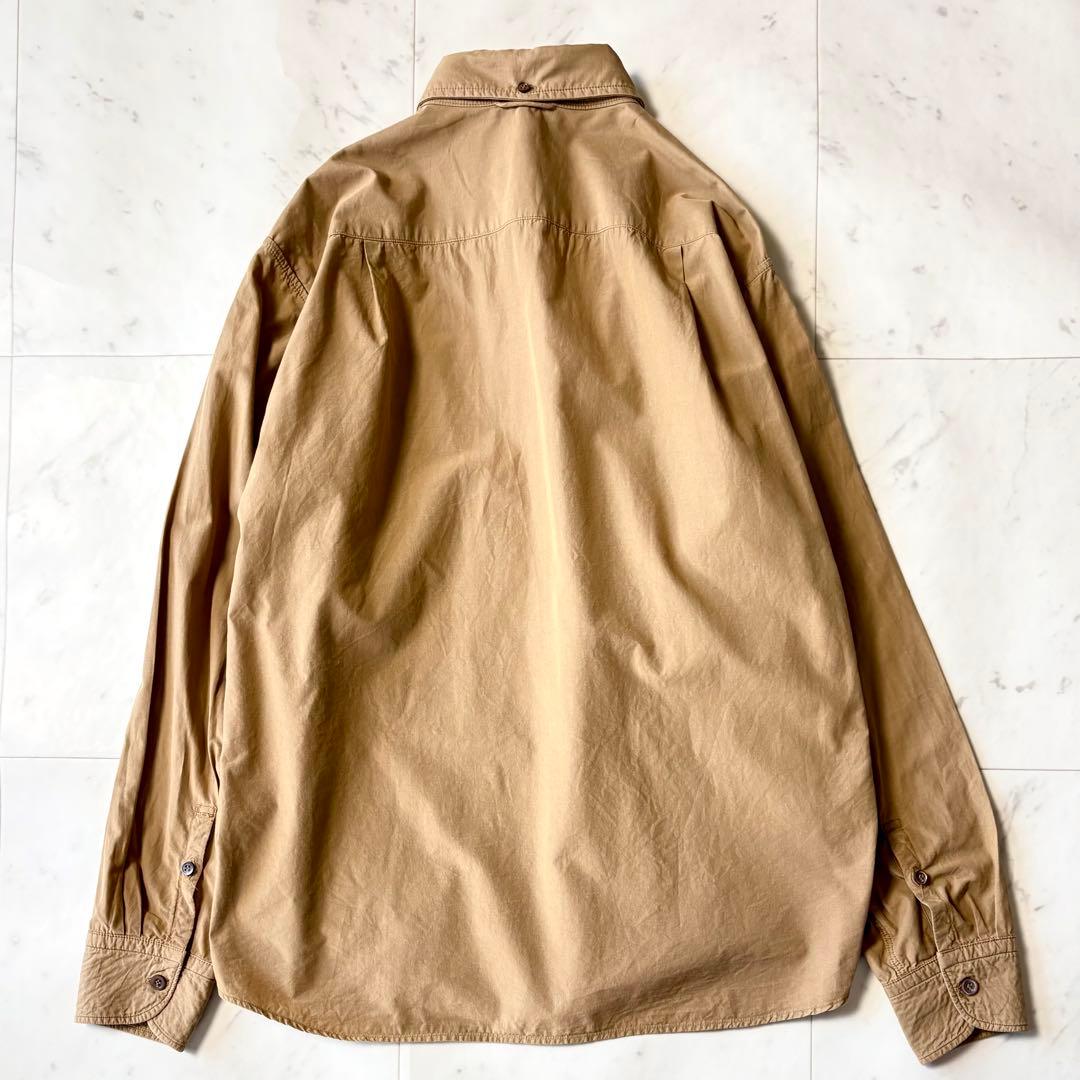 美品 45R 洗える 先染めダンプの908オーシャンシャツ 2 近年 R釦 綿
