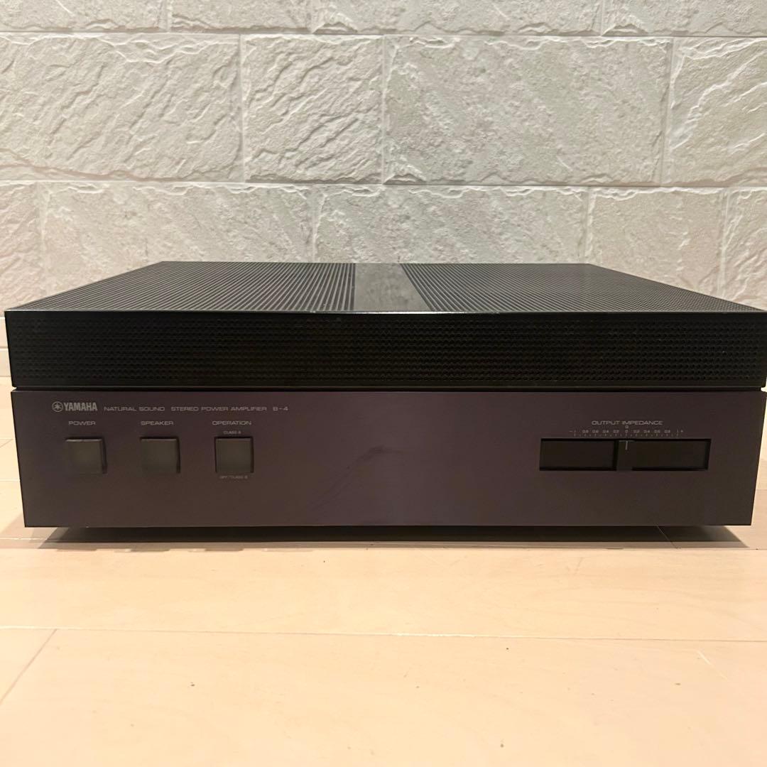 【通電確認済み】 YAMAHA B-4 パワーアンプ ジャンク ヤマハ