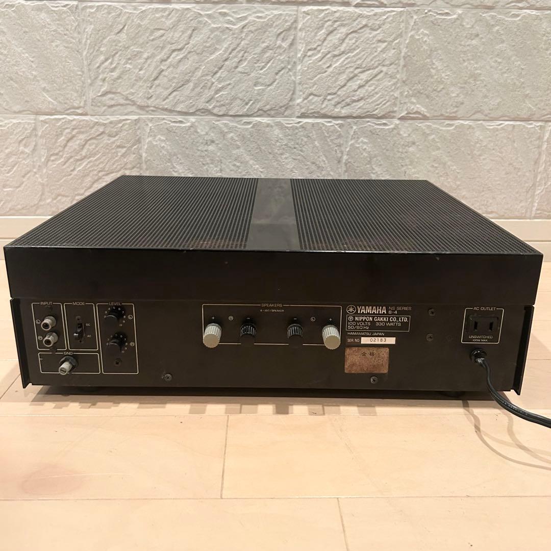【通電確認済み】 YAMAHA B-4 パワーアンプ ジャンク ヤマハ