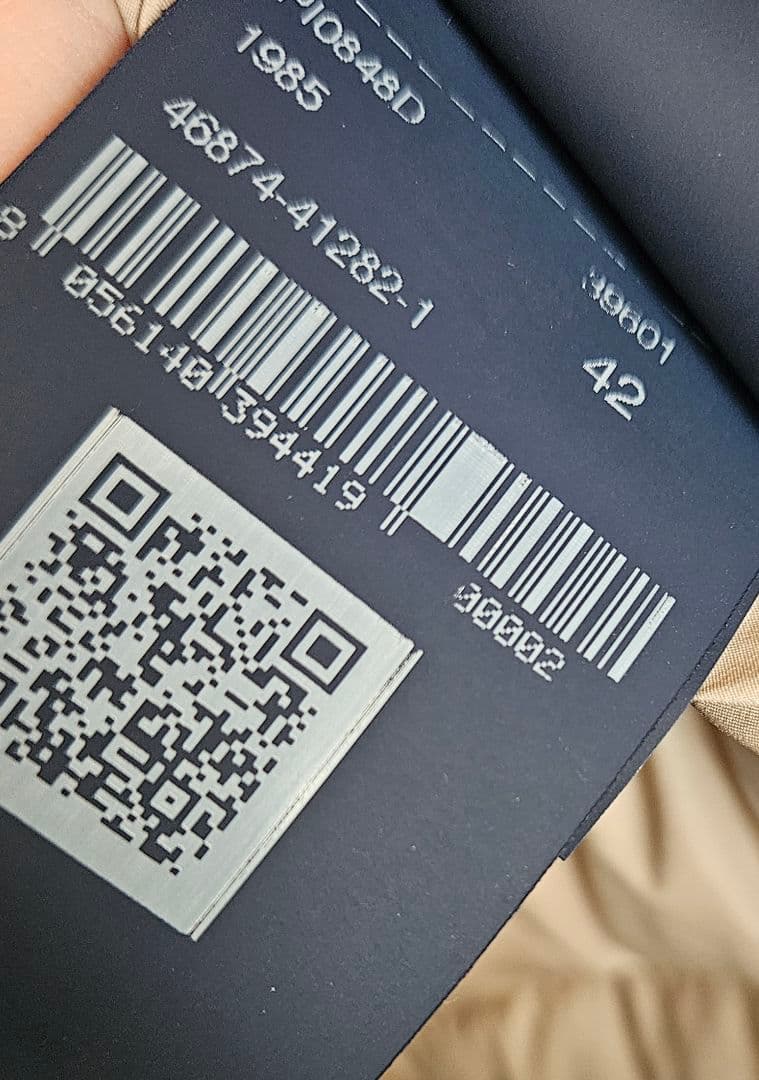 HERNO ヘルノ ウール×ナイロン 異素材切替ダウンコート アイボリー 42