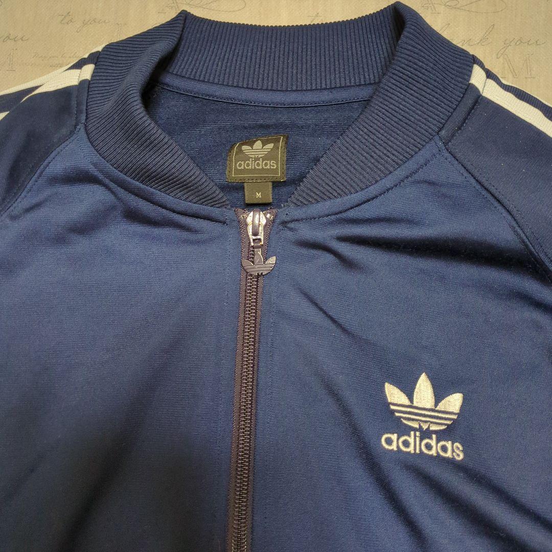 【年末年始特価♪】アディダスジャージ　М　上下　セットアップ　ネイビー　紺
