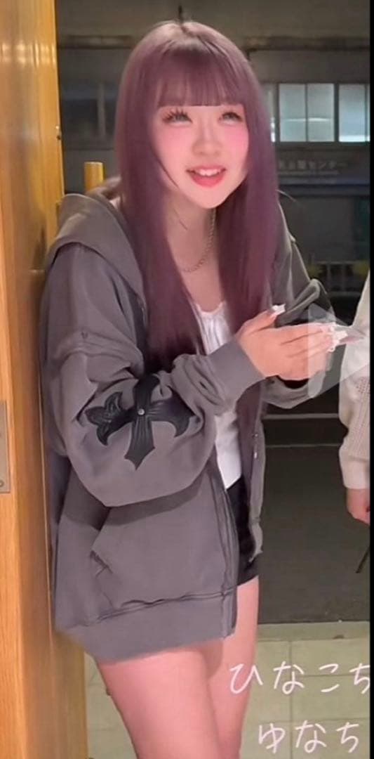 一生友子 ゆな着用 supplier ジップパーカー Sサイズ