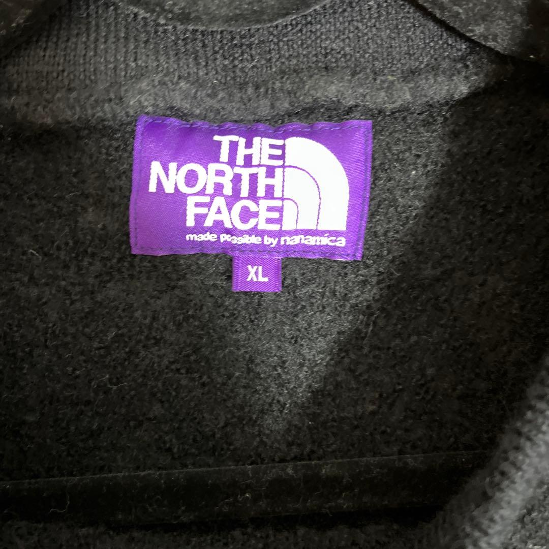 THE NORTH FACE パープルレーベルブラック ニット XL