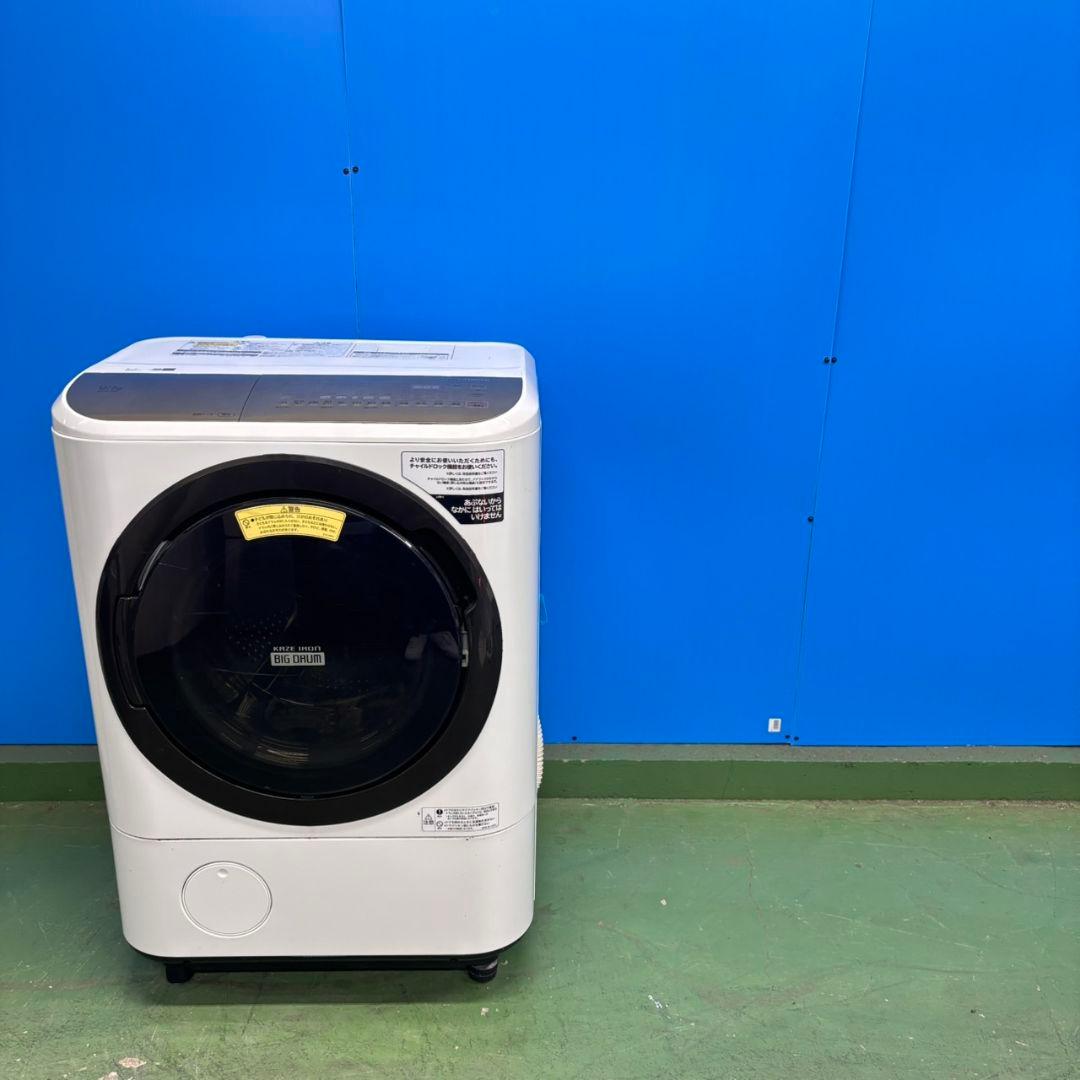 674日立ビッグドラム　大容量　12/7キロ　小型　一人暮らし　左開き　保証込み