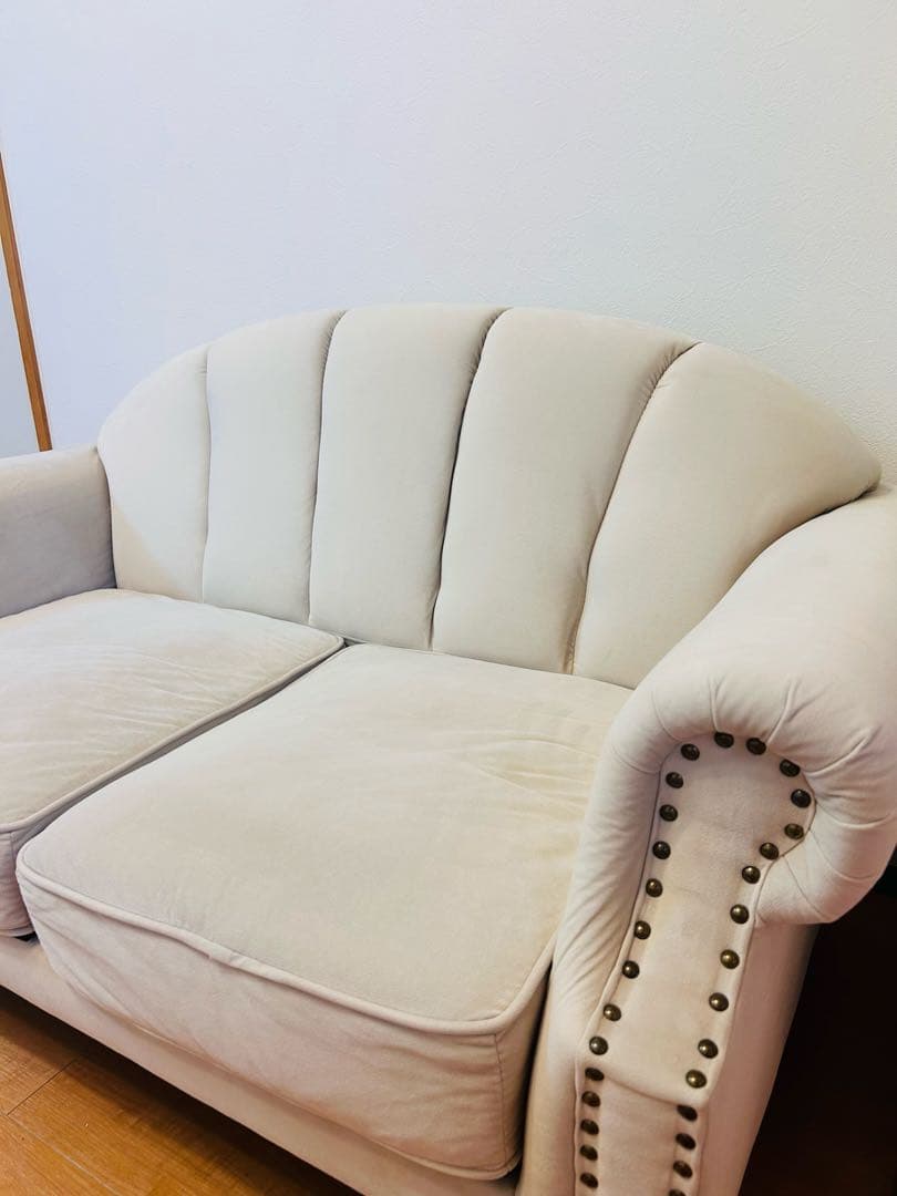 ロマンティックプリンセス　クラシカル　シェルソファ　アイボリー ソファ貝殻お姫様