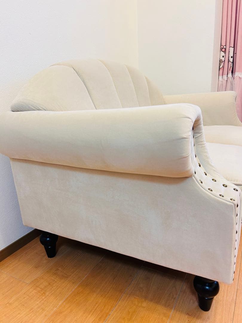 ロマンティックプリンセス　クラシカル　シェルソファ　アイボリー ソファ貝殻お姫様