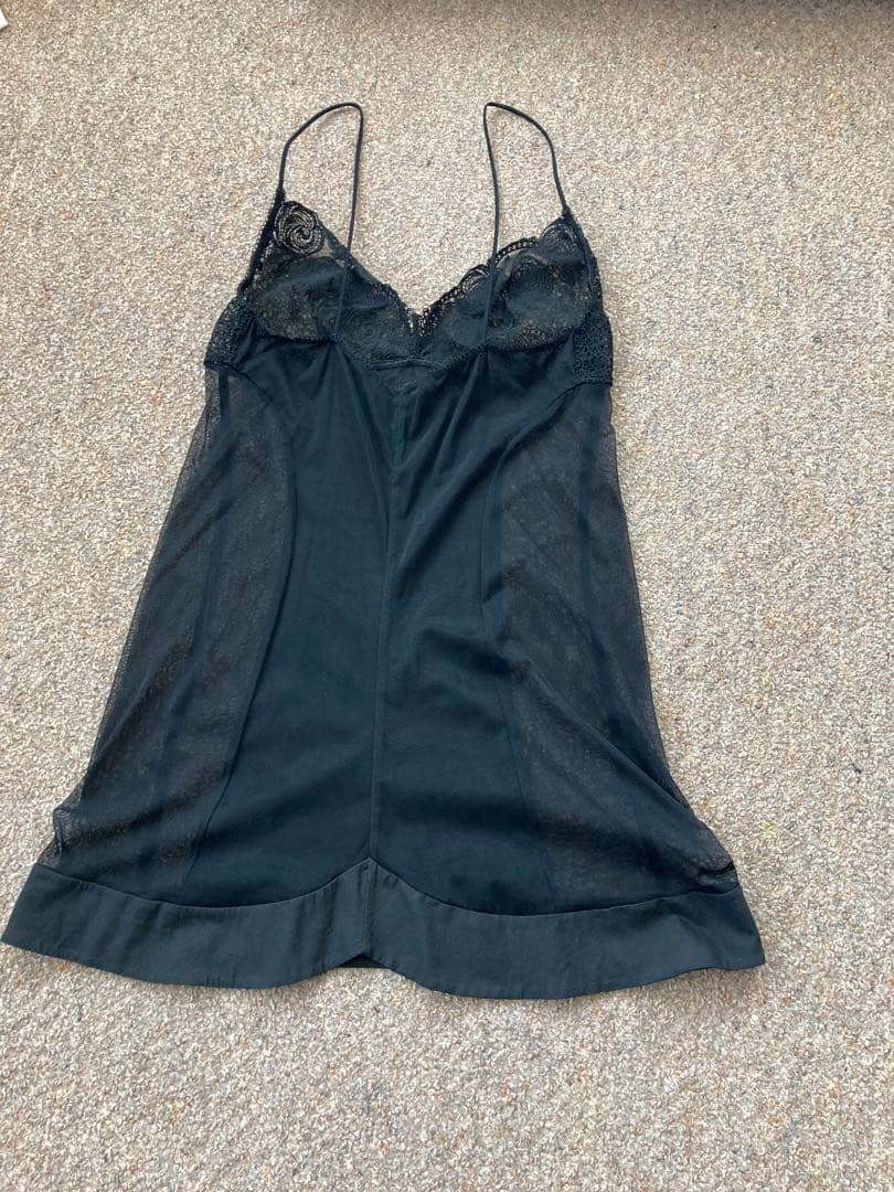 希少！ラペルラ　スリップ　3ブラック