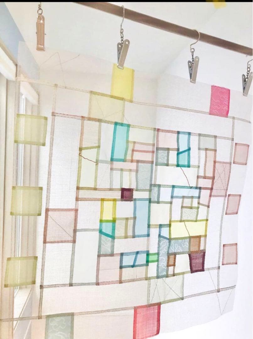 韓国　ポジャギ　タペストリー　②枚　さつき様