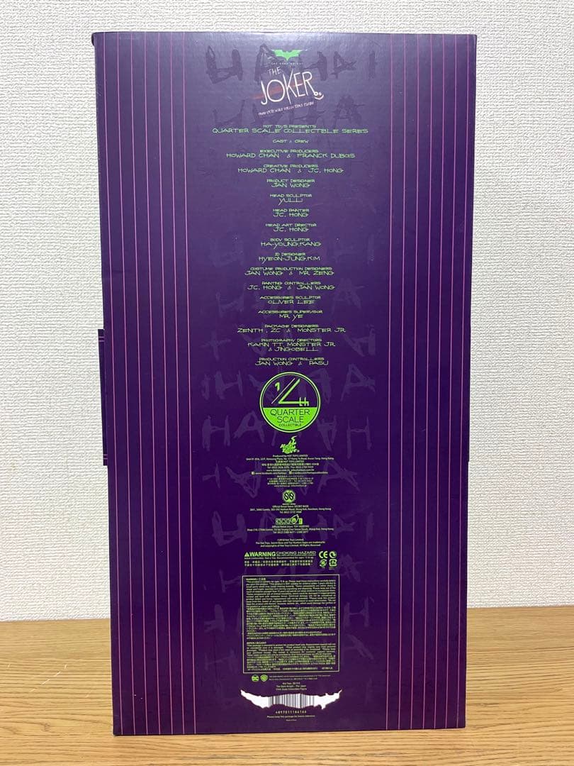 美品 Hot Toys ジョーカー QS010 フィギュア 1/4スケール