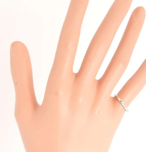 ティファニー クラシック バンドリング Pt950プラチナ×ダイヤモンド 6号