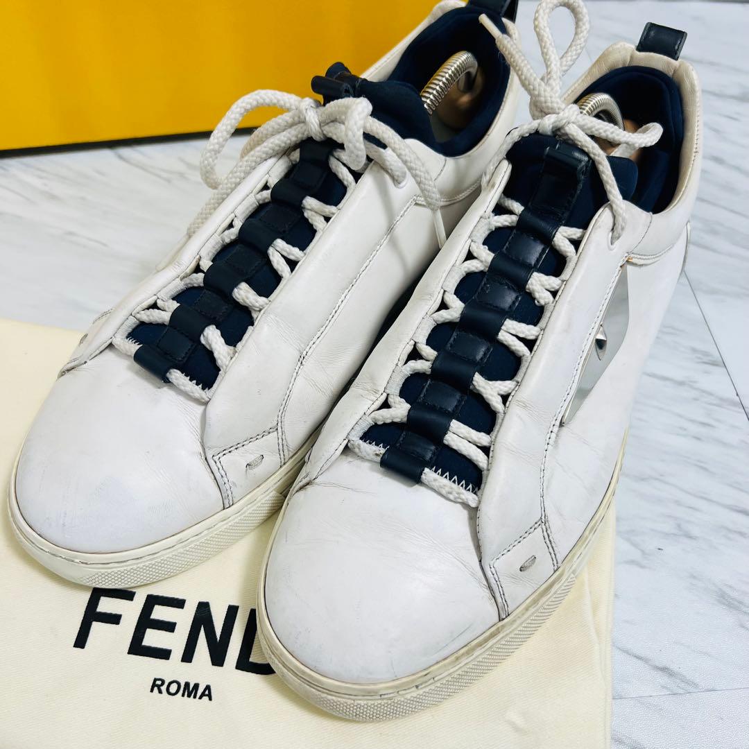 FENDI モンスター ネオプレーン メンズ ローカットスニーカー 26.0相当