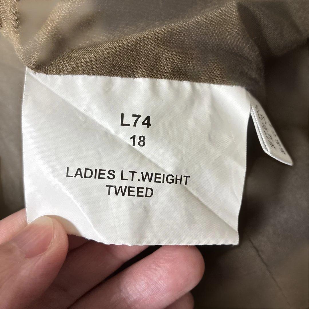 【Barbour】 激レア バブアーWEIGHT TWEED チェック柄オリーブ