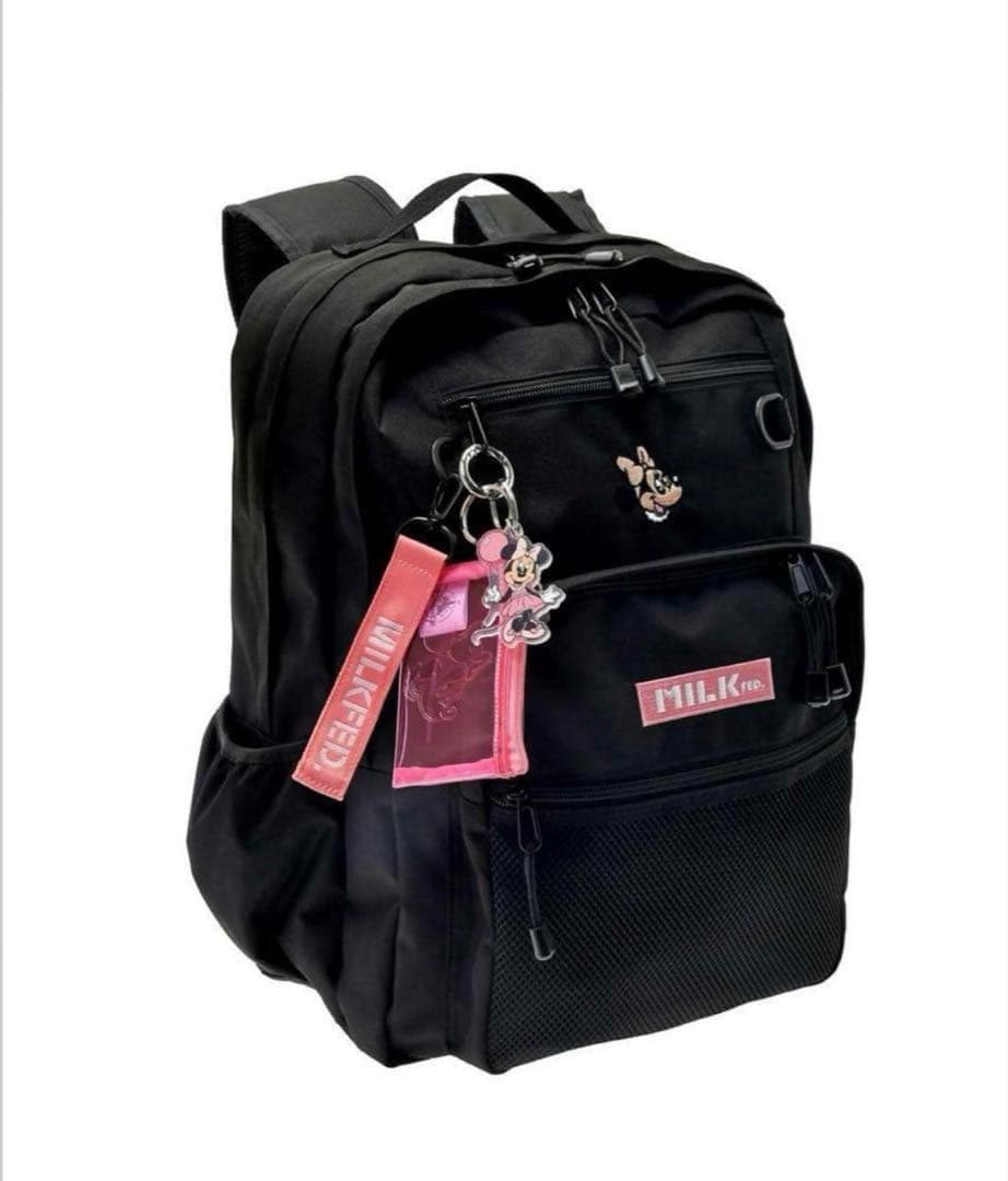 ミルクフェド ディズニー　ミニーマウス リュック バッグパック　23L ピンク