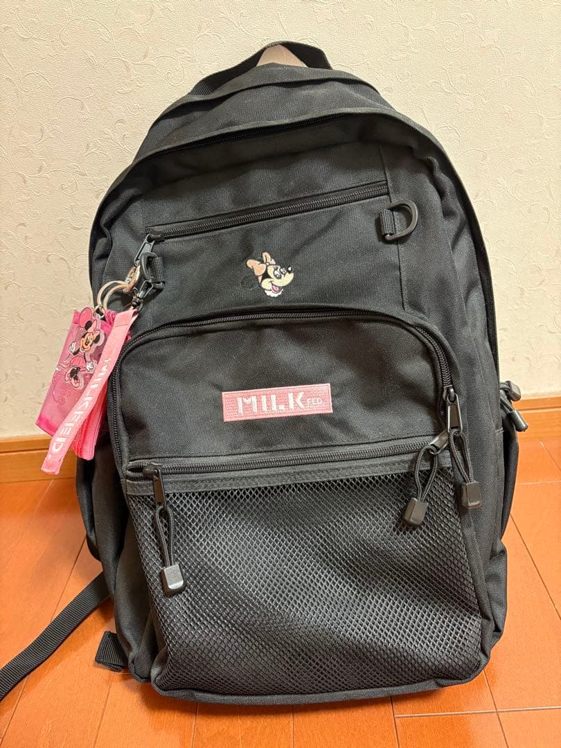 ミルクフェド ディズニー　ミニーマウス リュック バッグパック　23L ピンク