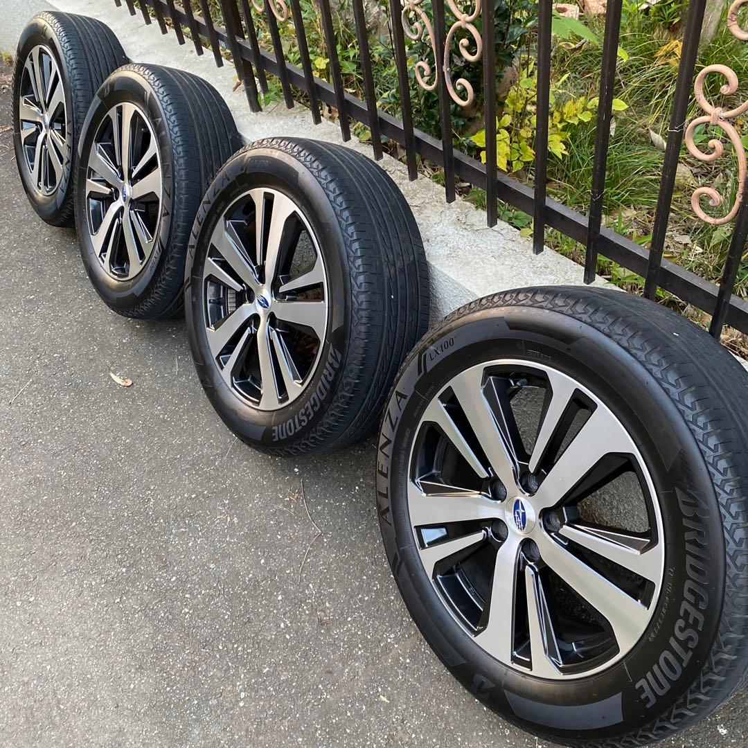 ラ*丸様 SUBARU 純正 18インチ タイヤ ホイール 4本セット