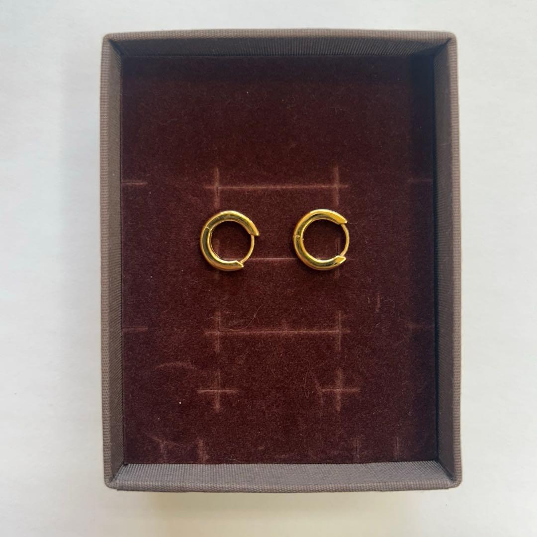 ete オブジェ ピアスS フープピアス