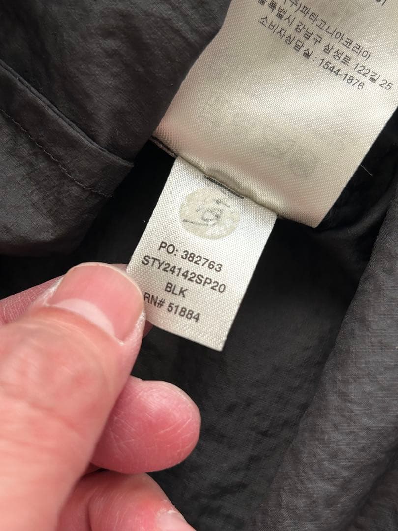 patagonia フーディニジャケット Mサイズ ブラック