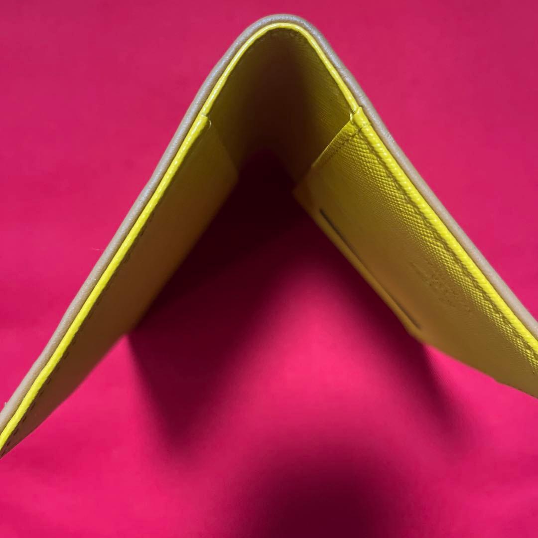 再値下げ✳︎MCM ウサギデザイン パスポートケース　イエロー