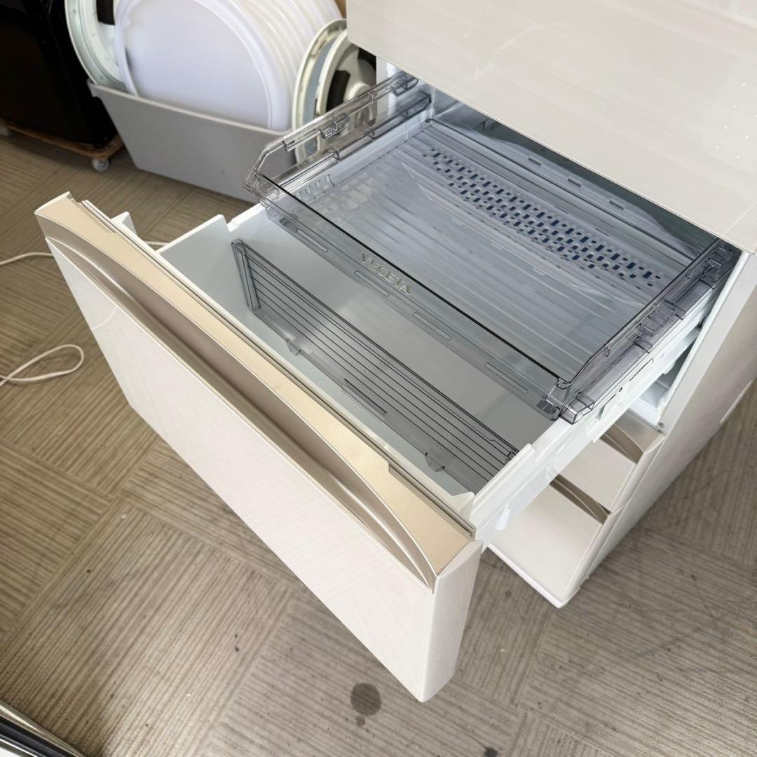 東芝 2019年製 465L 冷蔵庫 高級ガラスドア タッチオープン