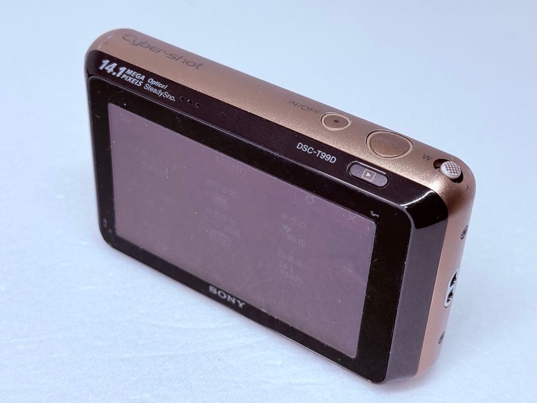 SONY DSC-T99D ブラウン 動作確認済 コンデジ ラグジュアリー