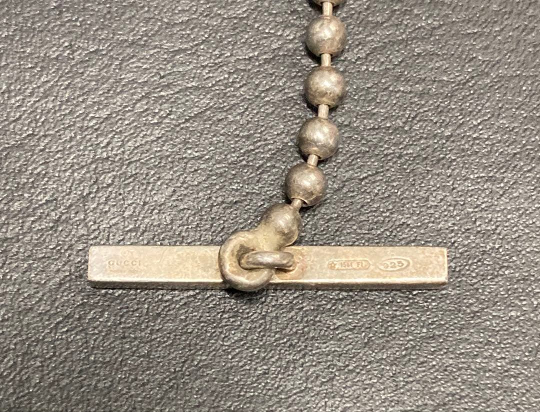 GUCCI グッチ ネックレス インターロッキングG トグル ボールチェーン