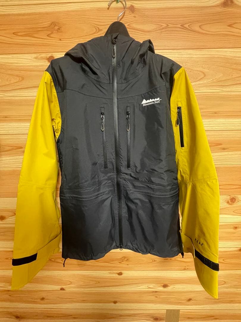 MountainSurf スノーボードジャケット上下セット 黒/黄