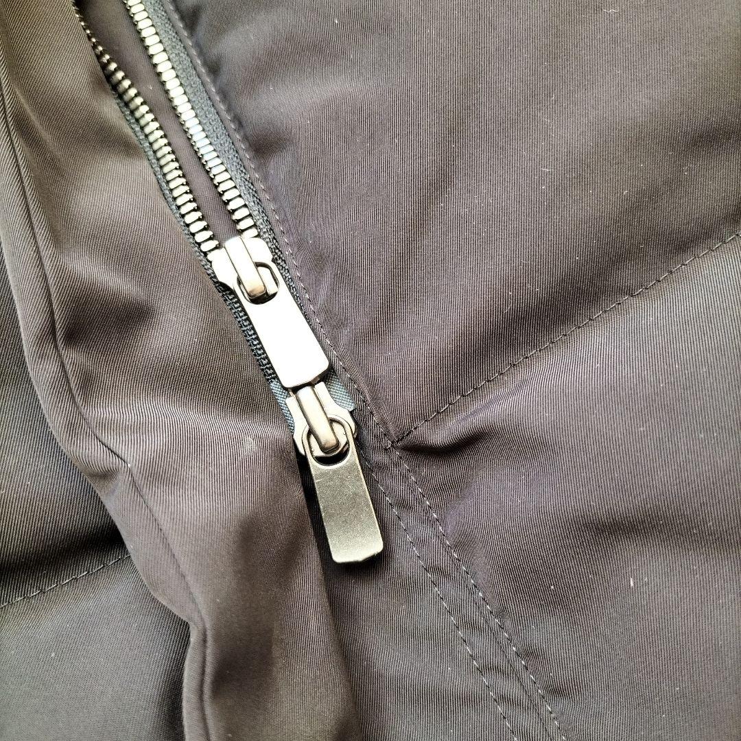 美品✨セオリー 現行タグ 切り替えダウンコート 異素材 フード付き ブラック S